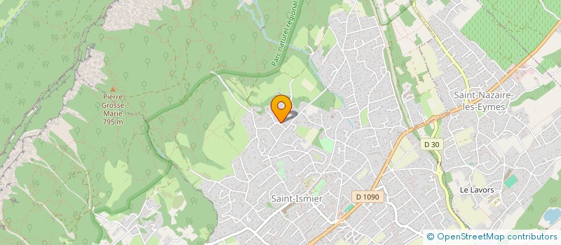 localisation de l'entreprise MONSIEUR LUDOVIC DECHAMBOUX à SAINT-ISMIER