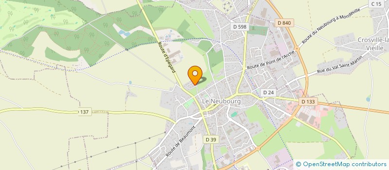 localisation de l'entreprise MONSIEUR LUDOVIC DECONYNCK  SAINT-AUBIN-D'ECROSVILLE