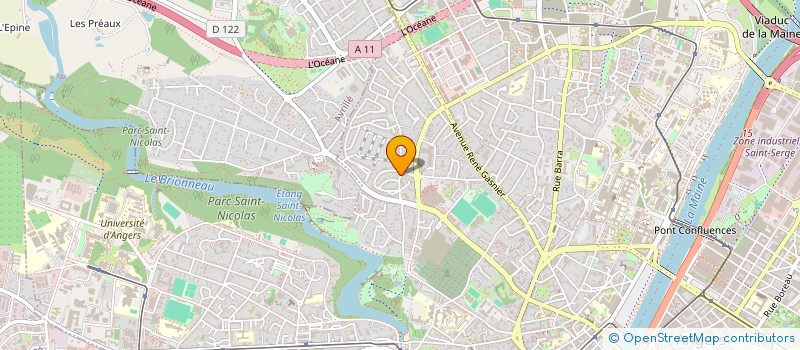 localisation de l'entreprise MONSIEUR LUDOVIC DECOUT à ANGERS