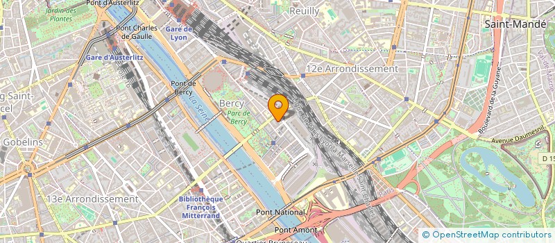 localisation de l'entreprise MONSIEUR LUDOVIC DEDIEU  PARIS