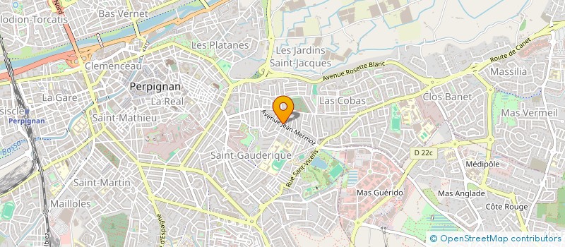localisation de l'entreprise MONSIEUR LUDOVIC DEGEORGE à MILLAS
