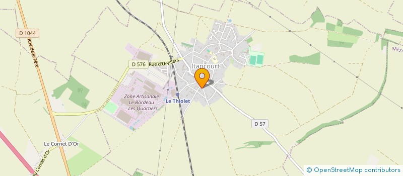 localisation de l'entreprise MONSIEUR LUDOVIC DEGREMONT  ITANCOURT