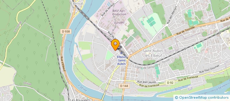 localisation de l'entreprise MONSIEUR LUDOVIC DEGREMONT  SAINT-AUBIN-LES-ELBEUF