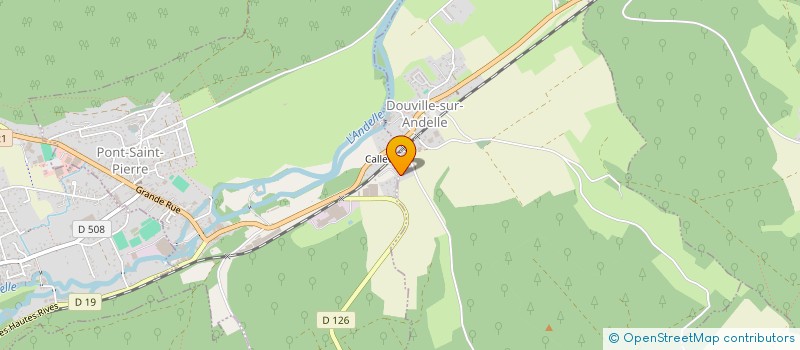 localisation de l'entreprise MONSIEUR LUDOVIC DEHAIS  DOUVILLE-SUR-ANDELLE