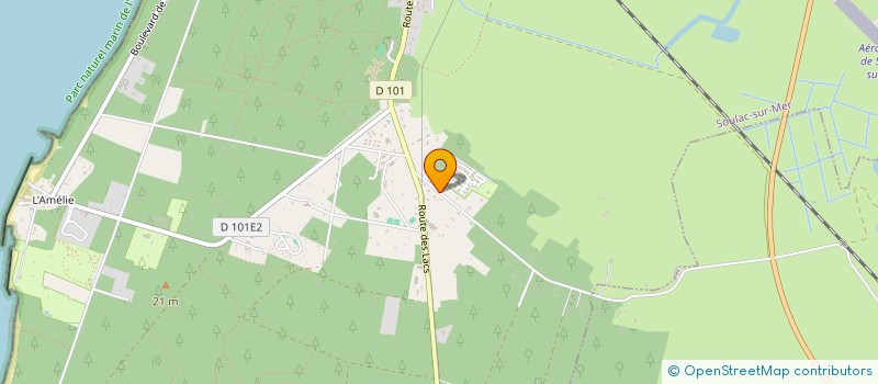 localisation de l'entreprise MONSIEUR LUDOVIC DEJEAN  SOULAC-SUR-MER