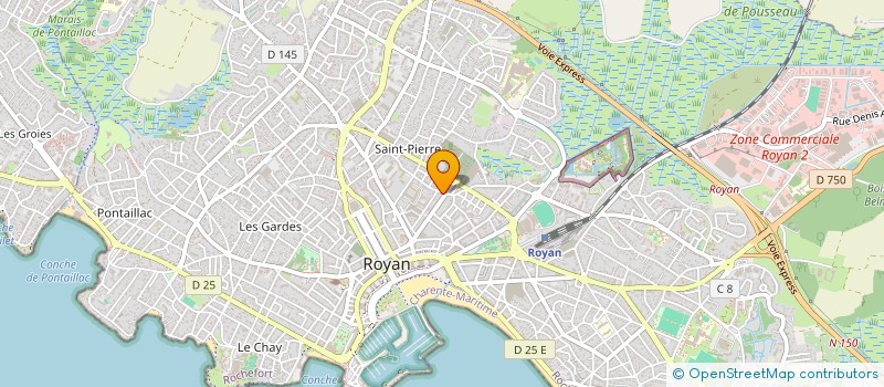 localisation de l'entreprise MONSIEUR LUDOVIC DEL GRANDE  ROYAN