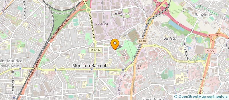 localisation de l'entreprise MONSIEUR LUDOVIC DELACROIX  MONS-EN-BARUL