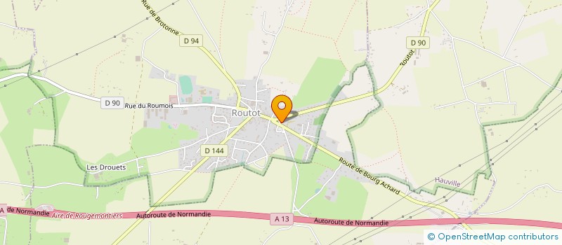 localisation de l'entreprise MONSIEUR LUDOVIC DELAFENETRE  BRESTOT