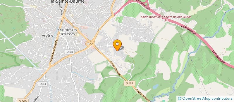 localisation de l'entreprise MONSIEUR LUDOVIC DELAHAYE  SEILLONS SOURCE D'ARGENS