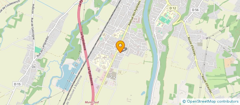 localisation de l'entreprise MONSIEUR LUDOVIC DELAHAYE  MURET