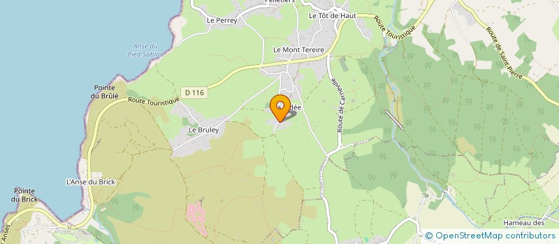 localisation de l'entreprise MONSIEUR LUDOVIC DELALANDE  FERMANVILLE