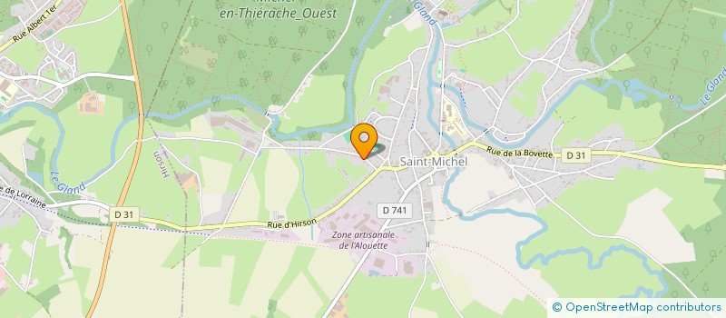 localisation de l'entreprise MONSIEUR LUDOVIC DELASSAUX  SAINT-MICHEL