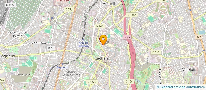 localisation de l'entreprise MONSIEUR LUDOVIC DELATY  CACHAN