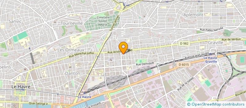 localisation de l'entreprise MONSIEUR LUDOVIC DELAUNAY à LE HAVRE