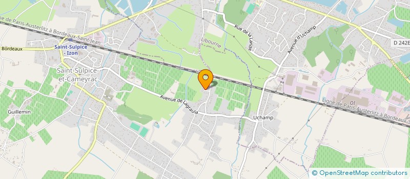 localisation de l'entreprise MONSIEUR LUDOVIC DELAUNAY  SAINT-SULPICE-ET-CAMEYRAC