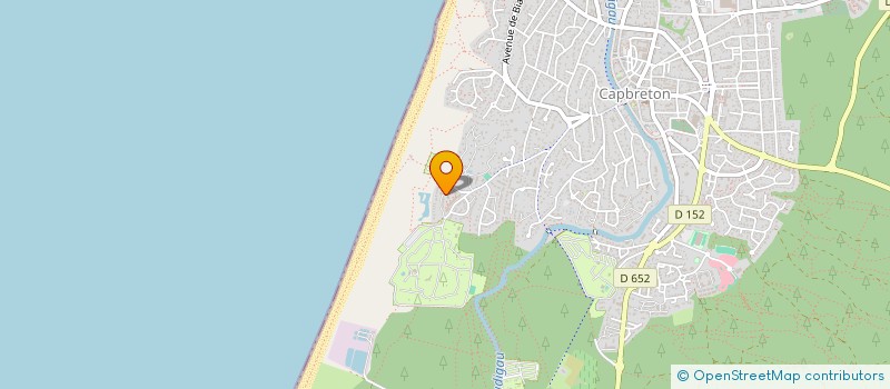 localisation de l'entreprise MONSIEUR LUDOVIC DELBREIL  CAPBRETON