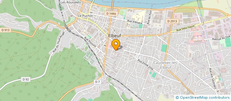 localisation de l'entreprise MONSIEUR LUDOVIC DELETTRE  ELBEUF