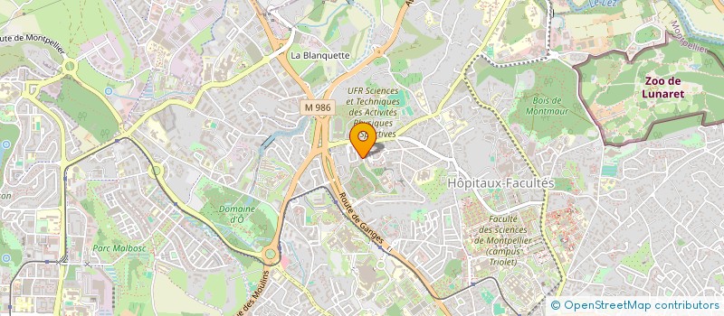 localisation de l'entreprise MONSIEUR LUDOVIC DELMAS à MONTPELLIER