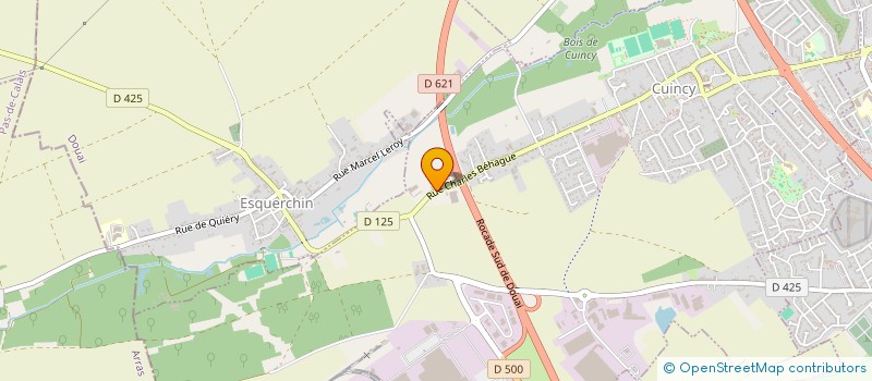 localisation de l'entreprise MONSIEUR LUDOVIC DELOFFRE  CUINCY