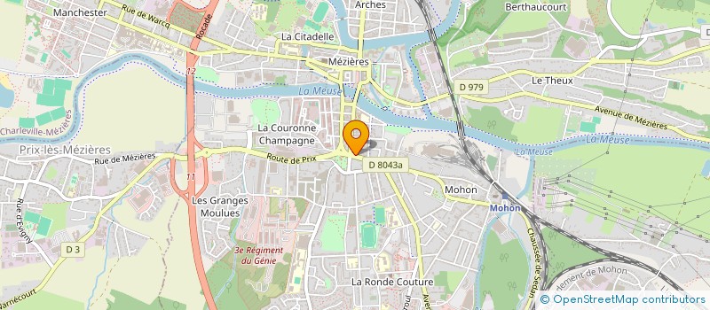 localisation de l'entreprise MONSIEUR LUDOVIC DELOGNE  CHARLEVILLE-MEZIERES