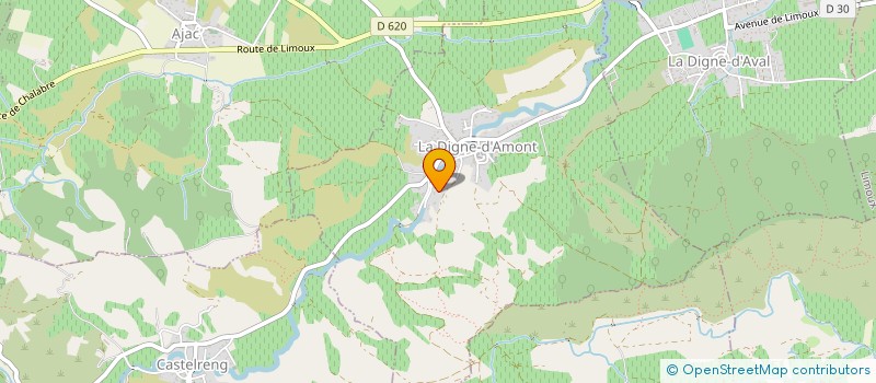 localisation de l'entreprise MONSIEUR LUDOVIC DELSOL  LA DIGNE D AMONT