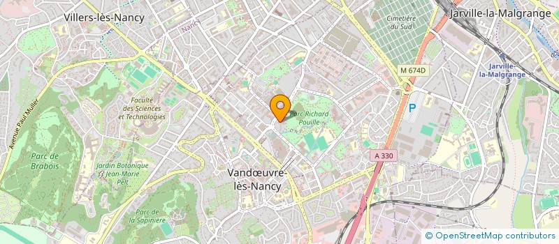 localisation de l'entreprise MONSIEUR LUDOVIC DENEE  VANDUVRE-LES-NANCY