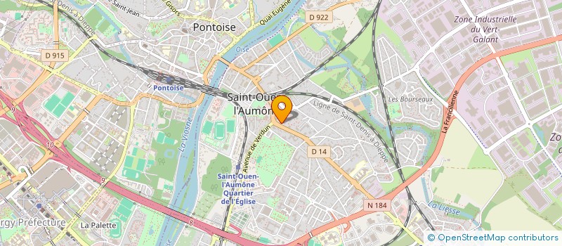 localisation de l'entreprise MONSIEUR LUDOVIC DENISSE  SAINT-OUEN-L'AUMONE