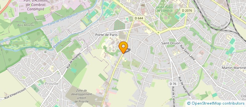 localisation de l'entreprise MONSIEUR LUDOVIC DEPASSE à CAMBRAI