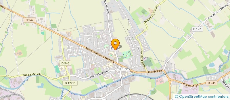 localisation de l'entreprise MONSIEUR LUDOVIC DEPRET  ESTAIRES