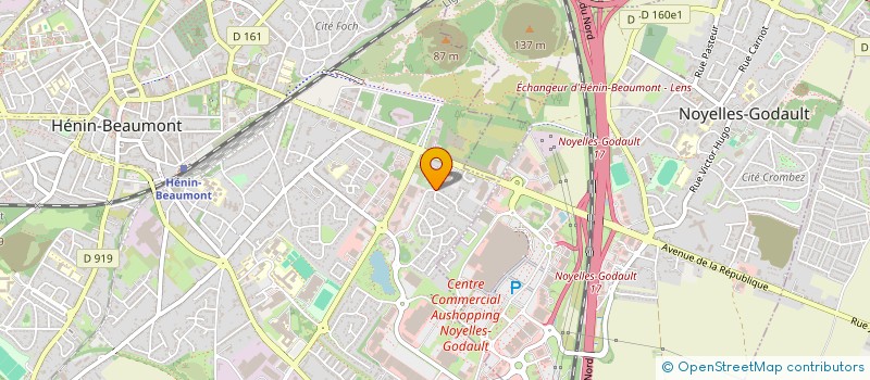 localisation de l'entreprise MONSIEUR LUDOVIC DERENONCOURT à HENIN-BEAUMONT