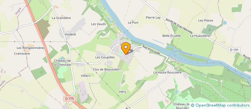 localisation de l'entreprise MONSIEUR LUDOVIC DESCHAMPS à LONGUENEE-EN-ANJOU
