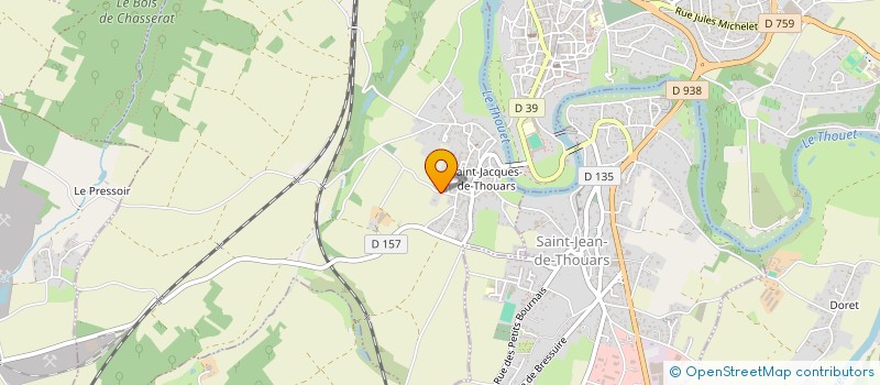 localisation de l'entreprise MONSIEUR LUDOVIC DESCLOS  SAINT-JACQUES-DE-THOUARS