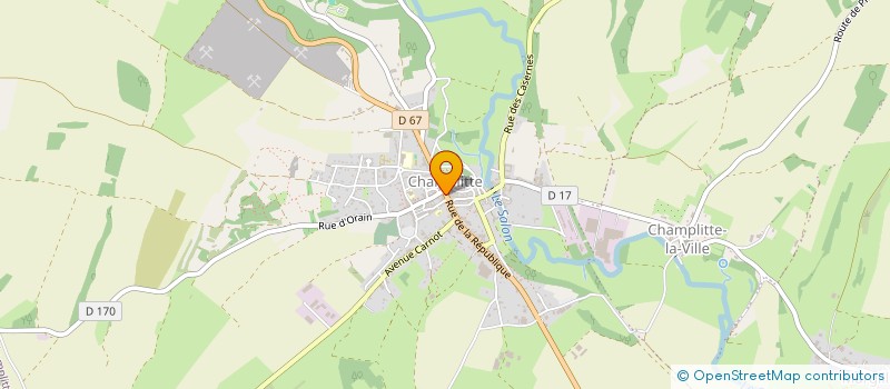 localisation de l'entreprise MONSIEUR LUDOVIC DESCOLLONGES  CHAMPLITTE