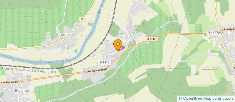 localisation de l'entreprise MONSIEUR LUDOVIC DESINGE  FOSSOY