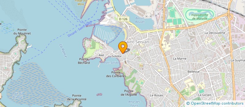 localisation de l'entreprise MONSIEUR LUDOVIC DESORMIERE  SAINT-MALO