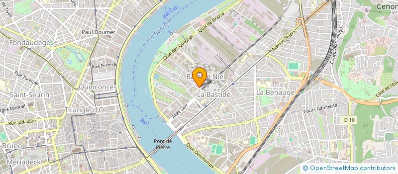 localisation de l'entreprise MONSIEUR LUDOVIC DESPONS  BORDEAUX