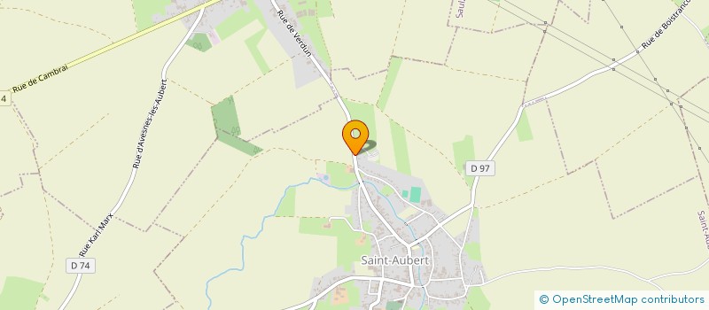 localisation de l'entreprise MONSIEUR LUDOVIC DESTRUMELLE à SAINT-AUBERT