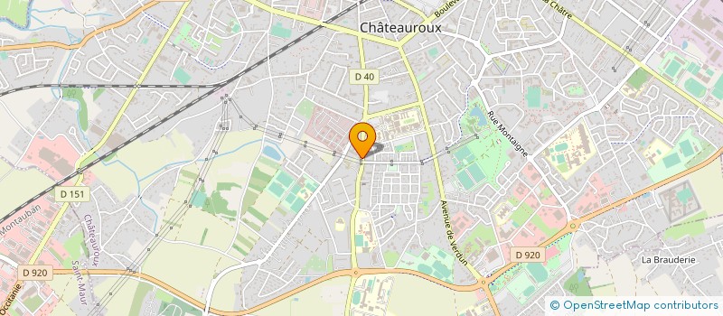 localisation de l'entreprise MONSIEUR LUDOVIC DESVAUX à CHATEAUROUX