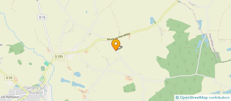 localisation de l'entreprise MONSIEUR LUDOVIC DEVAUX  SALIGNY-SUR-ROUDON