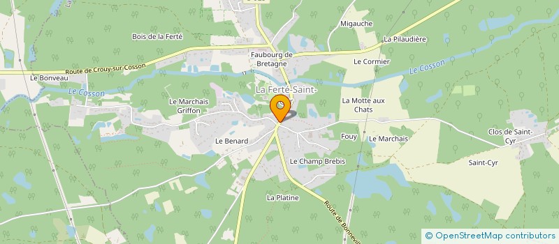 localisation de l'entreprise MONSIEUR LUDOVIC DEWACHTER  LA FERTE-SAINT-CYR