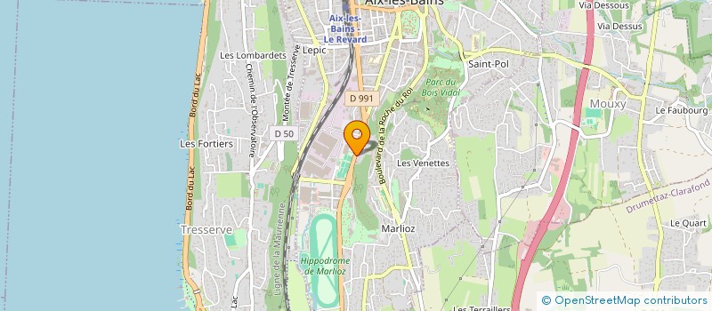 localisation de l'entreprise MONSIEUR LUDOVIC DEYDIER  AIX-LES-BAINS