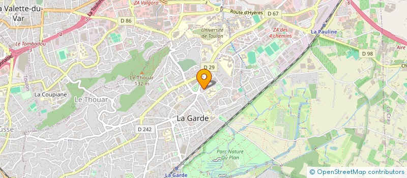 localisation de l'entreprise MONSIEUR LUDOVIC DHENIN à LA GARDE