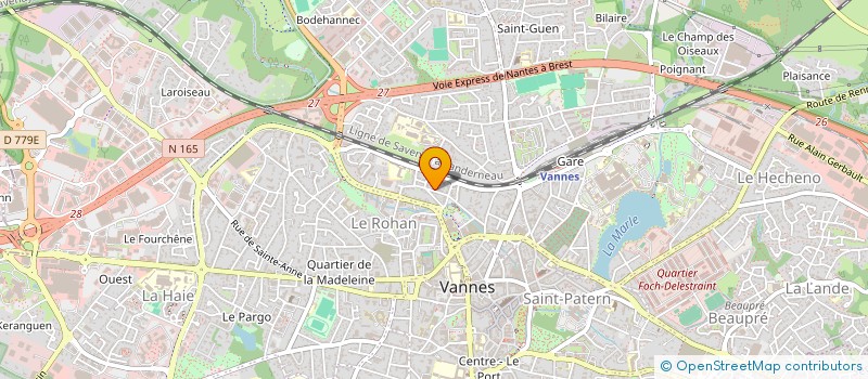 localisation de l'entreprise MONSIEUR LUDOVIC DIALLO  VANNES