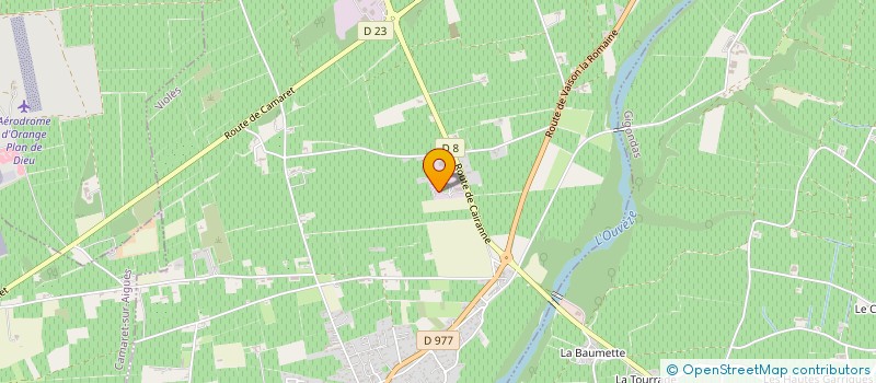 localisation de l'entreprise MONSIEUR LUDOVIC DIANOUX  JONQUIERES