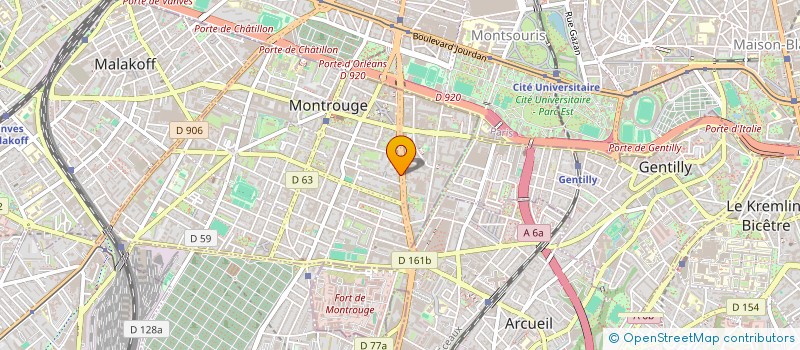 localisation de l'entreprise MONSIEUR LUDOVIC DIARD à MONTROUGE