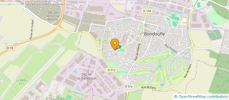 localisation de l'entreprise MONSIEUR LUDOVIC DIDIER  BONDOUFLE