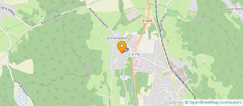 localisation de l'entreprise MONSIEUR LUDOVIC DIEN  LAGNIEU