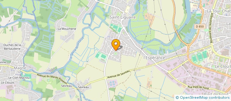 localisation de l'entreprise MONSIEUR LUDOVIC DIGUET à NIORT