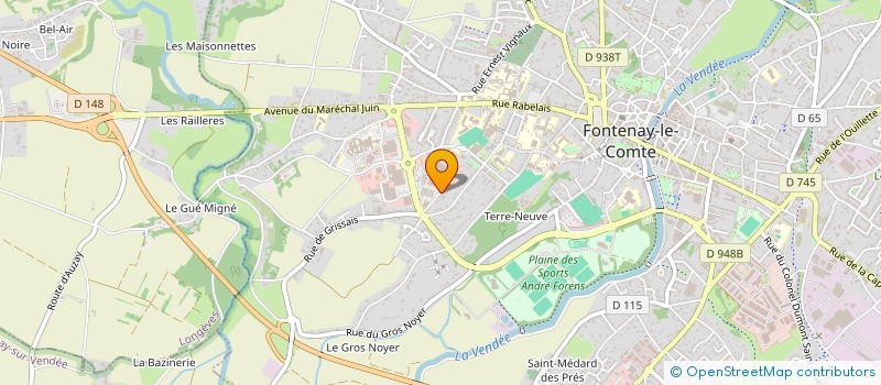 localisation de l'entreprise MONSIEUR LUDOVIC DIJOUX à FONTENAY-LE-COMTE