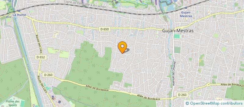 localisation de l'entreprise MONSIEUR LUDOVIC DILER  GUJAN-MESTRAS